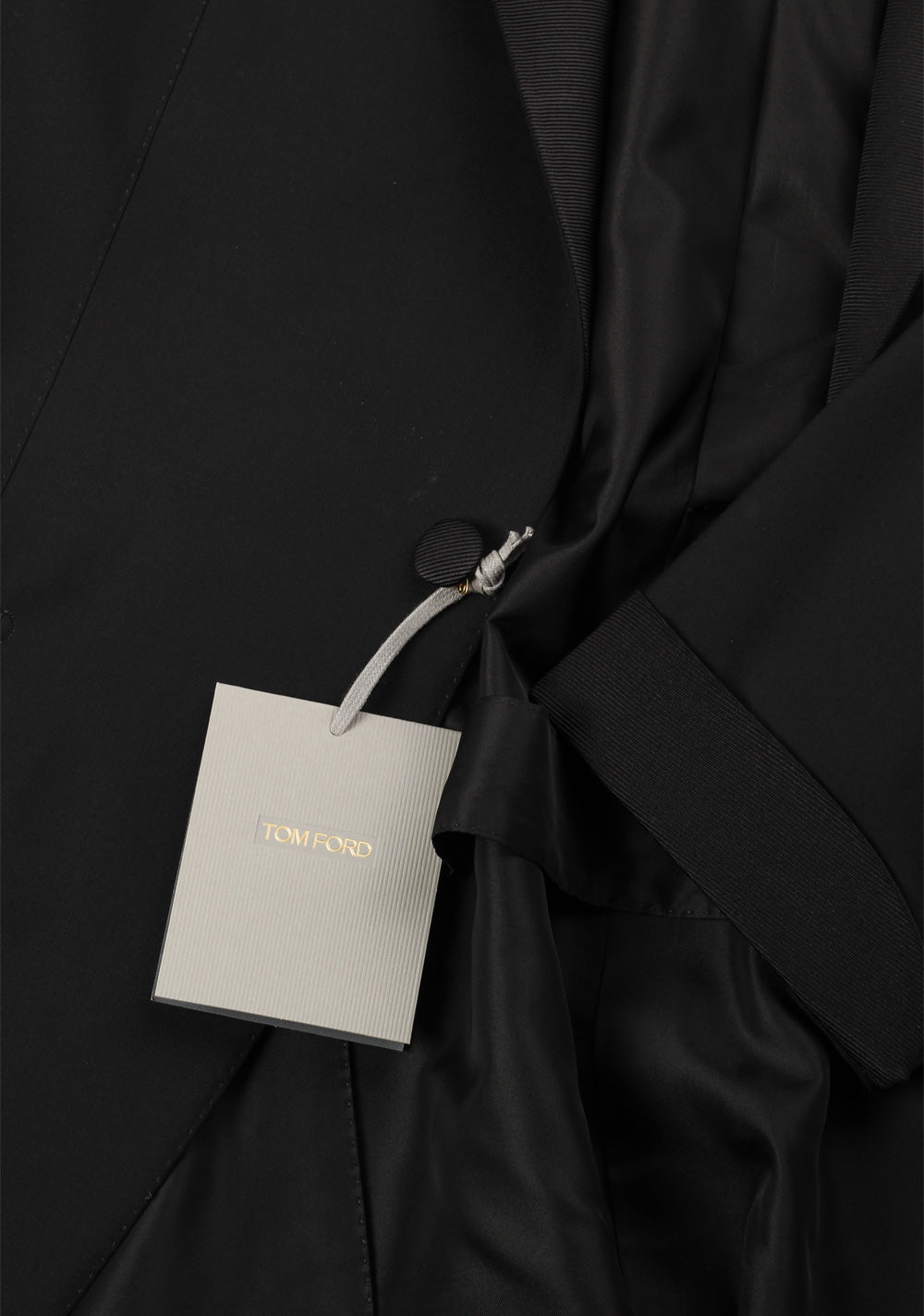 TOM FORD O’Connor Black Peaked Lapel Tuxedo Smoking Suit Size 52 / 42R U.S. Fit Y