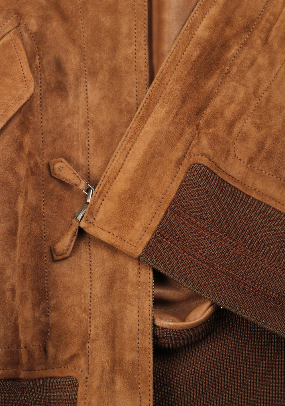 TOM FORD Leather Lambskin Suede Jacket Coat Size 50 / 40R U.S. Outerwear