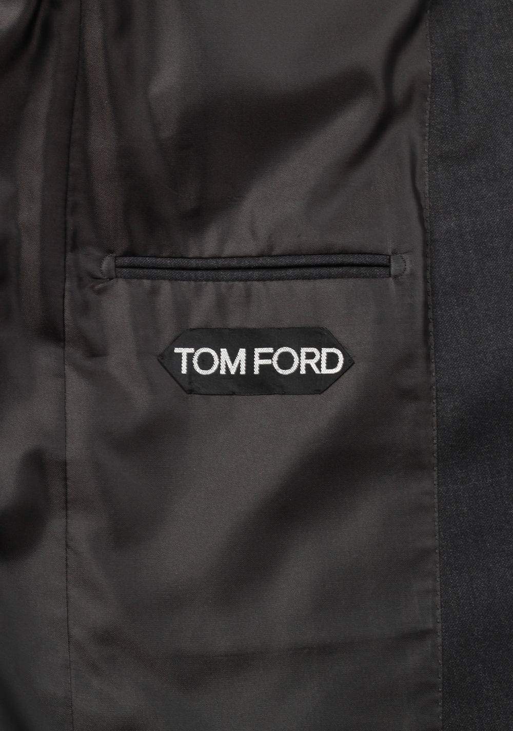 TOM FORD Regency Solid Gray Suit Size 50 / 40R U.S. Wool Base B