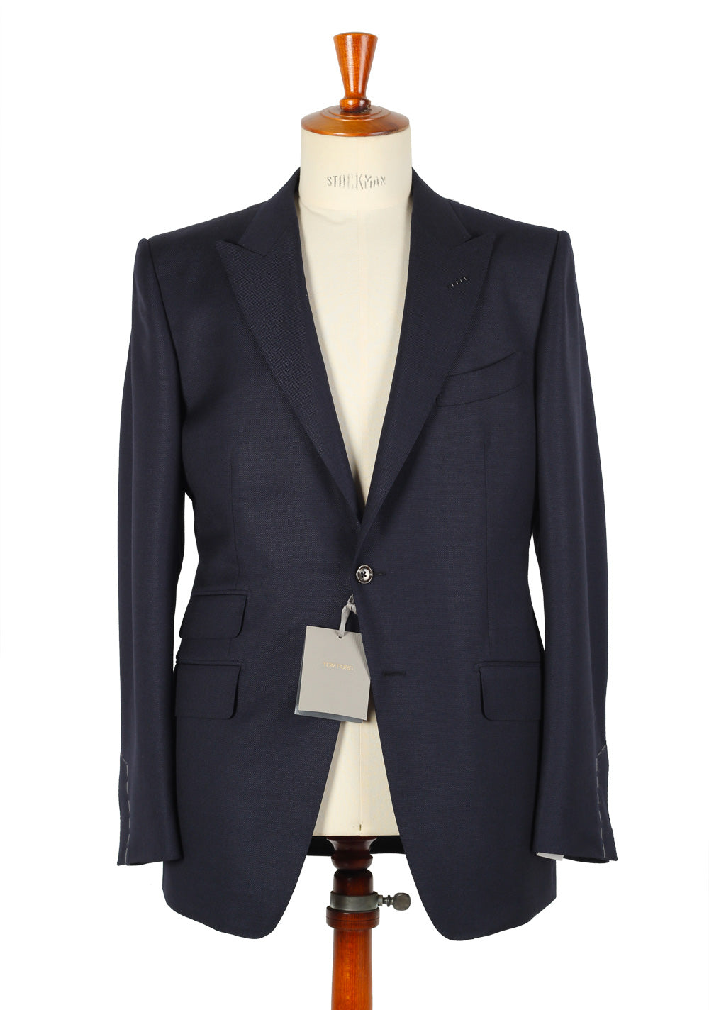 TOM FORD O’Connor Blue Sport Coat Size 52 / 42R U.S. Wool Mohair Silk Fit Y