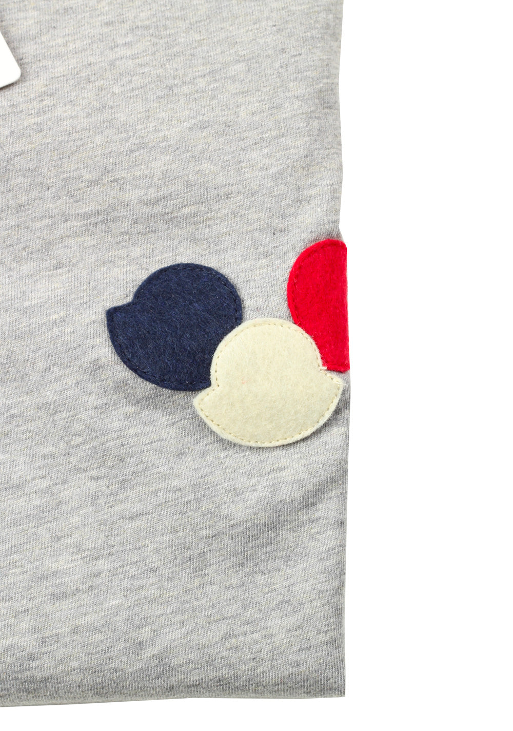 Moncler Crew Neck Tee Gray Shirt Size M / 38R U.S.