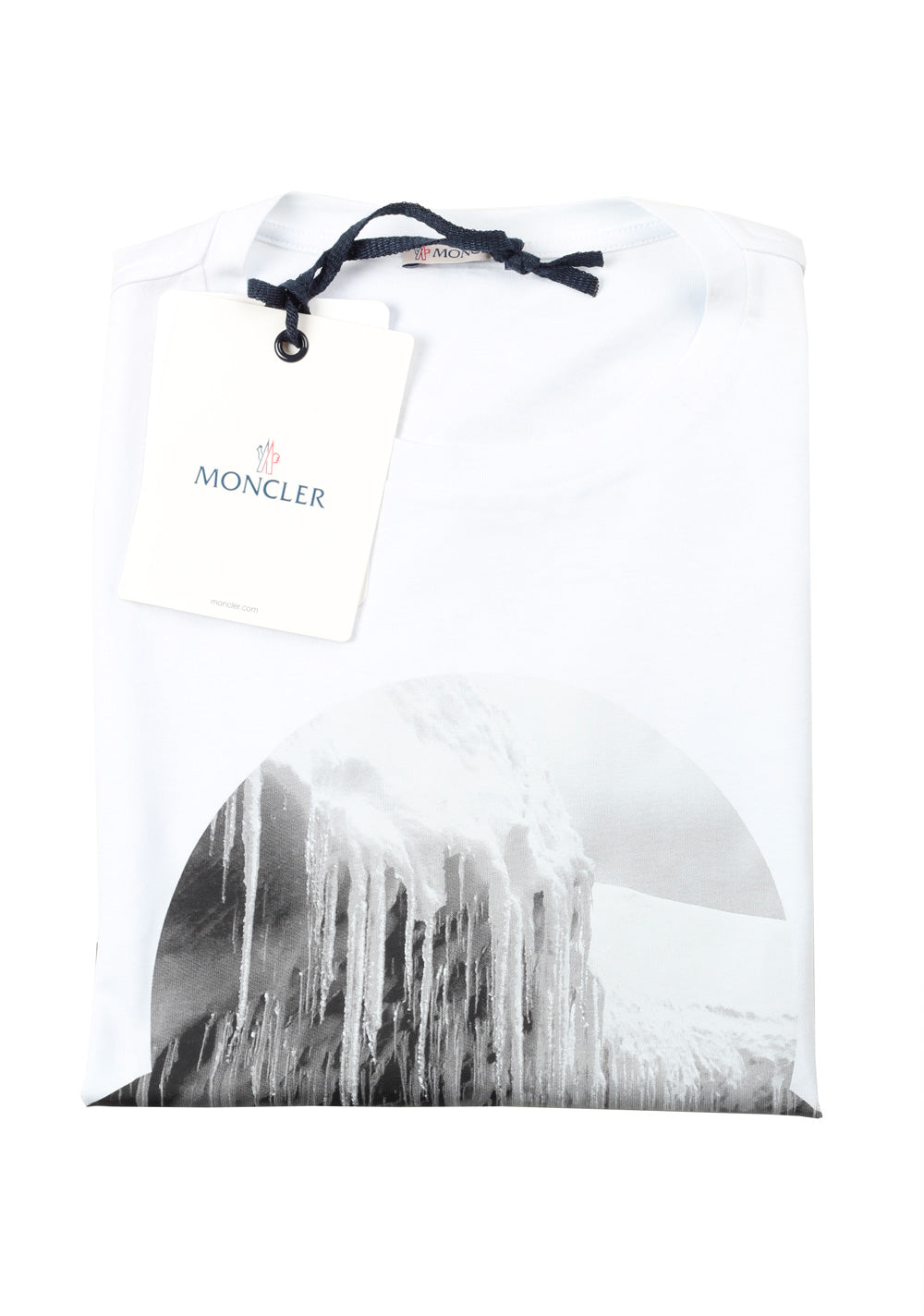 Moncler Crew Neck Tee Shirt Size XXL / 44R U.S. White