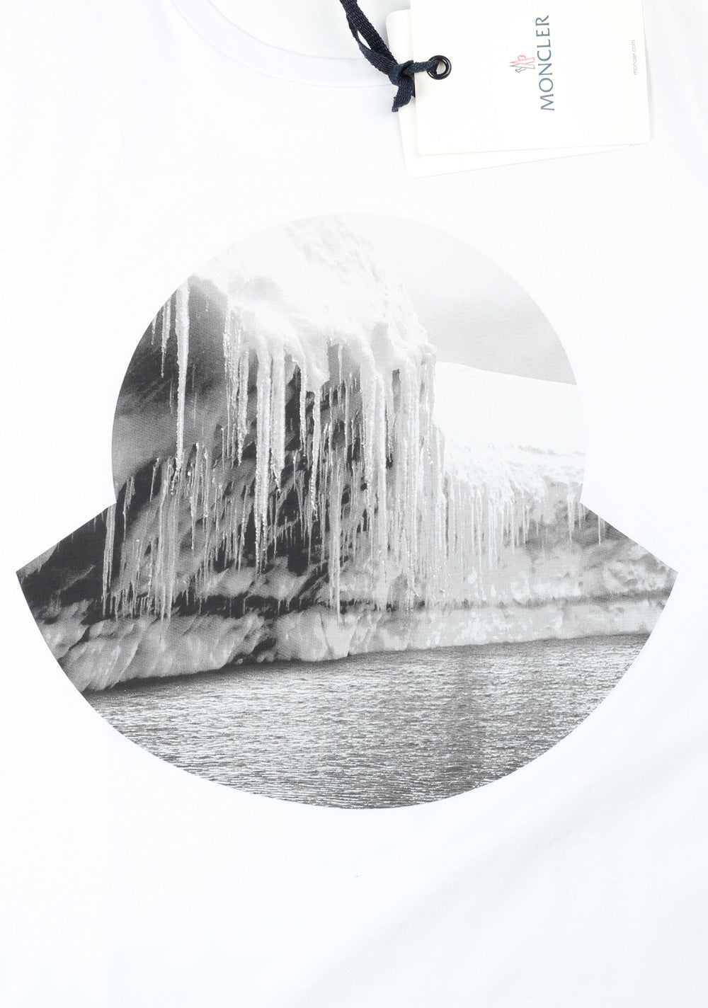 Moncler Crew Neck Tee Shirt Size XXL / 44R U.S. White