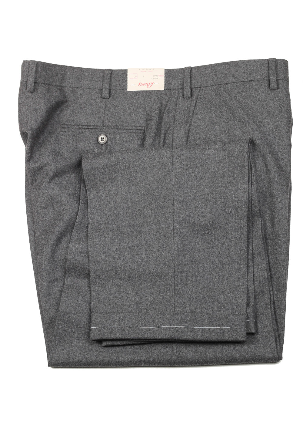 Brioni Gray Moena Trousers Size 60 / 44 U.S.