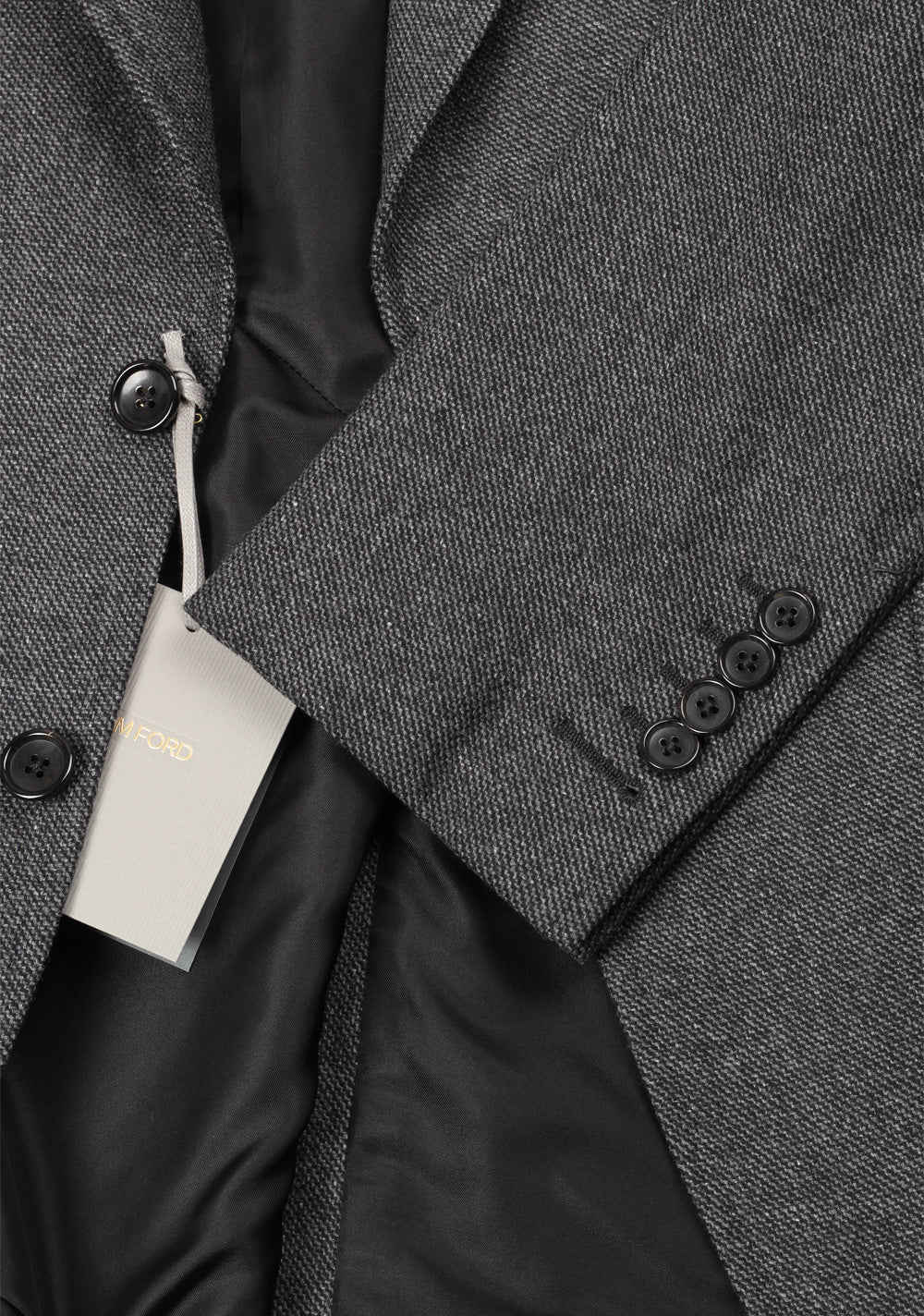 TOM FORD Shelton Gray Sport Coat Size 46 / 36R Wool Cashmere