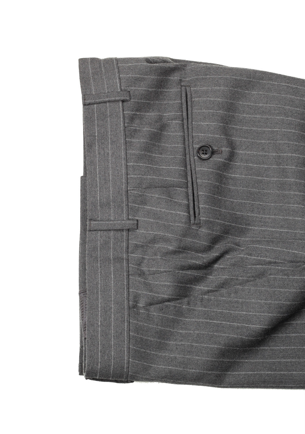 TOM FORD Shelton Gray Striped 3 Piece Suit Size 46 / 36R U.S. Wool Silk