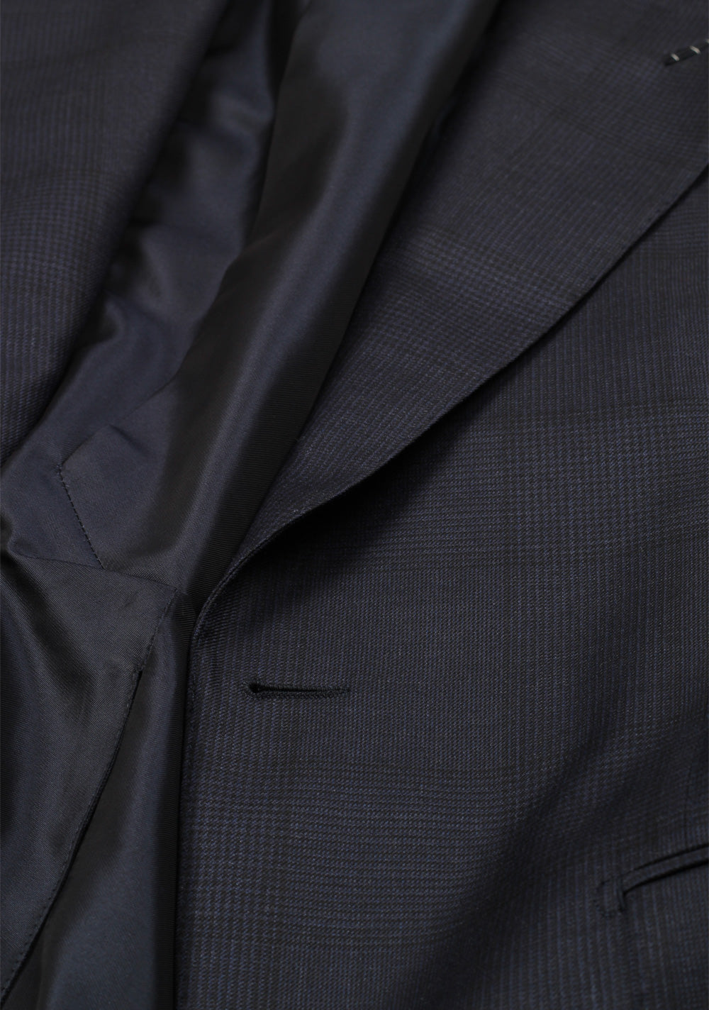 TOM FORD Spencer Checked Navy Suit Size 46 / 36R U.S. Wool Fit D