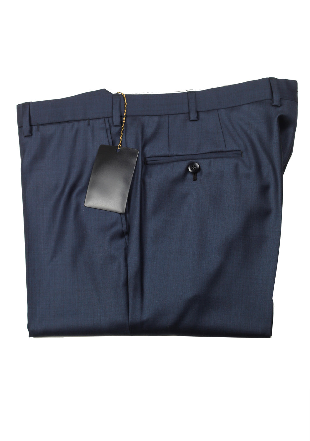 Brioni Blue Wool Trousers Size 56 / 40 U.S. In Super 150s