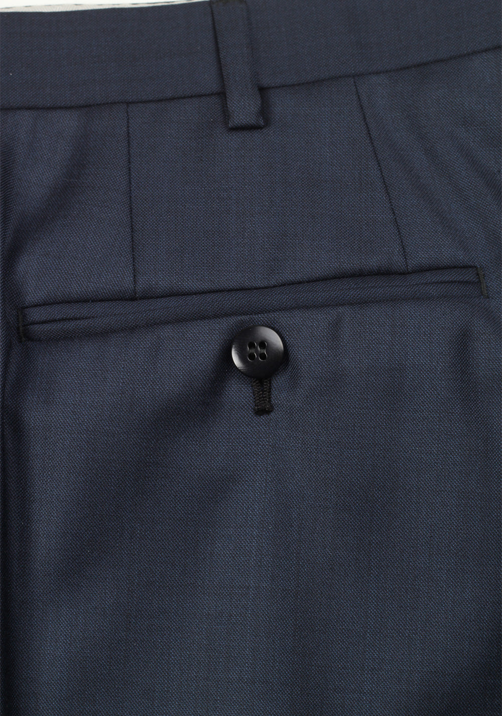 Brioni Blue Wool Trousers Size 56 / 40 U.S. In Super 150s