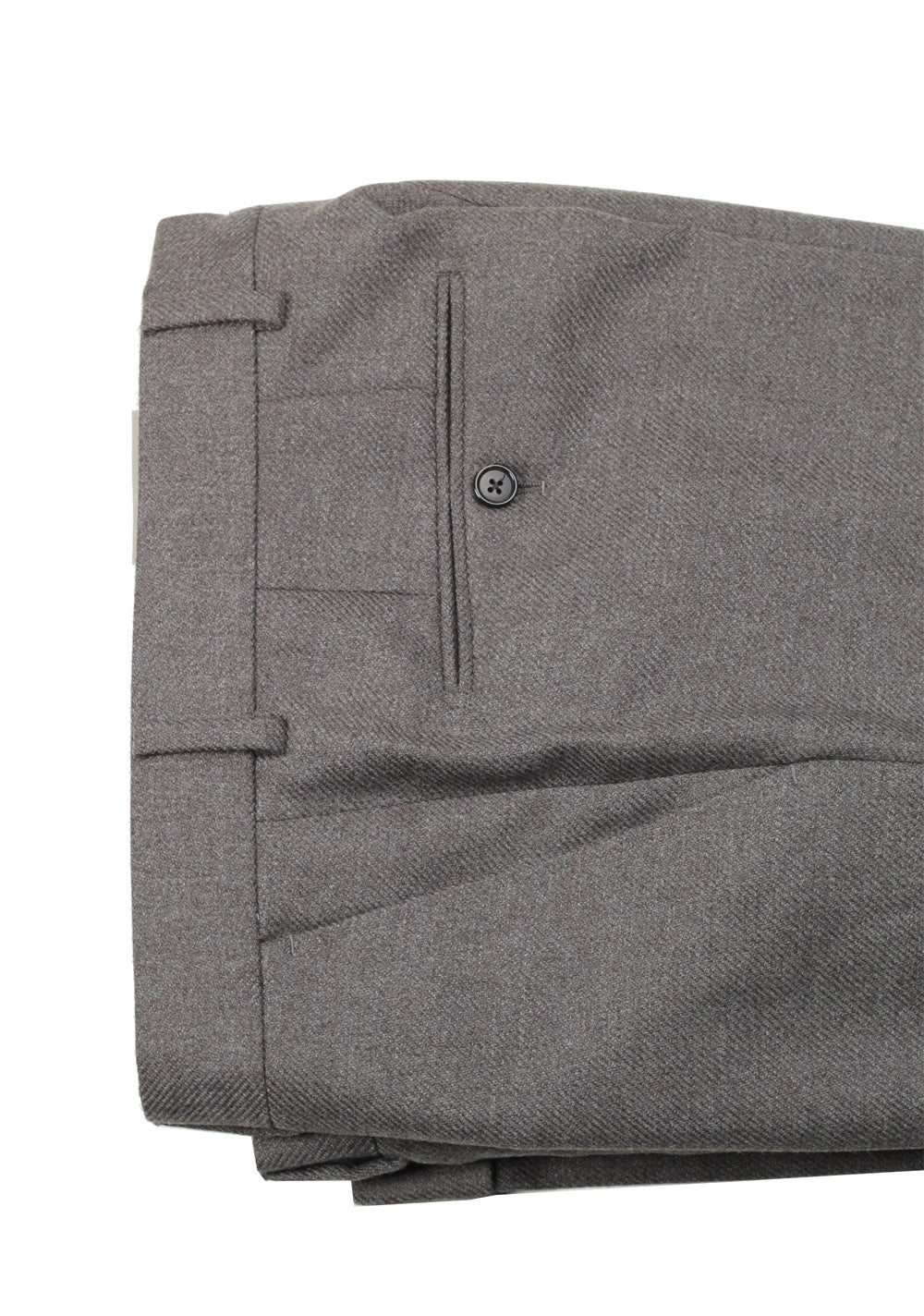 TOM FORD Shelton Brownish Gray Solid 3 Piece Suit Size 46 / 36R U.S. Wool
