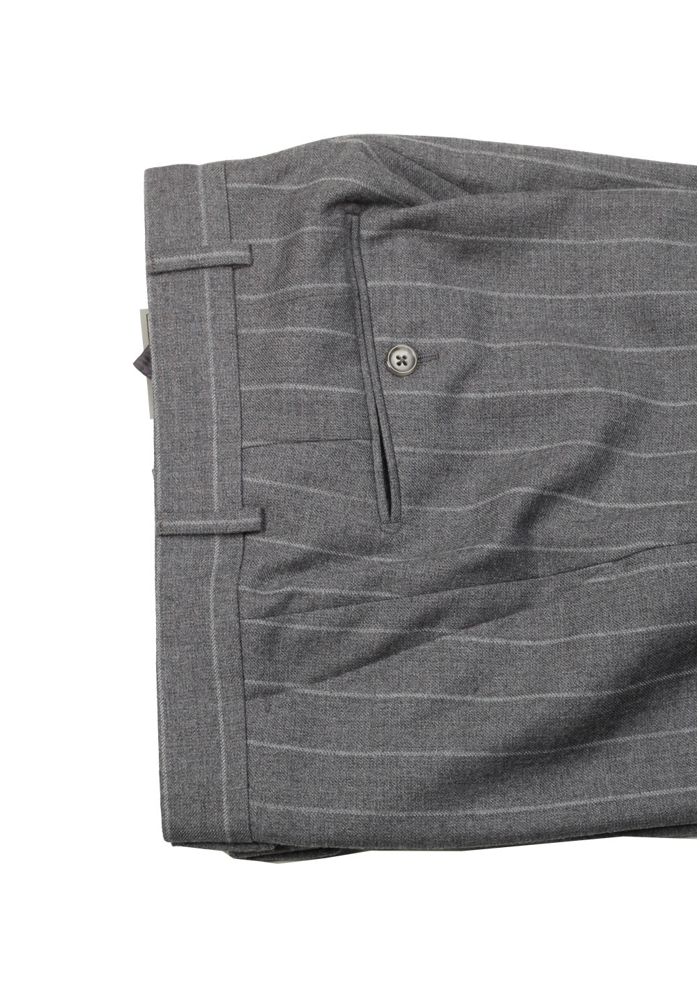 TOM FORD Spencer Gray Striped 3 Piece Suit Size 46 / 36R U.S. Wool Fit D