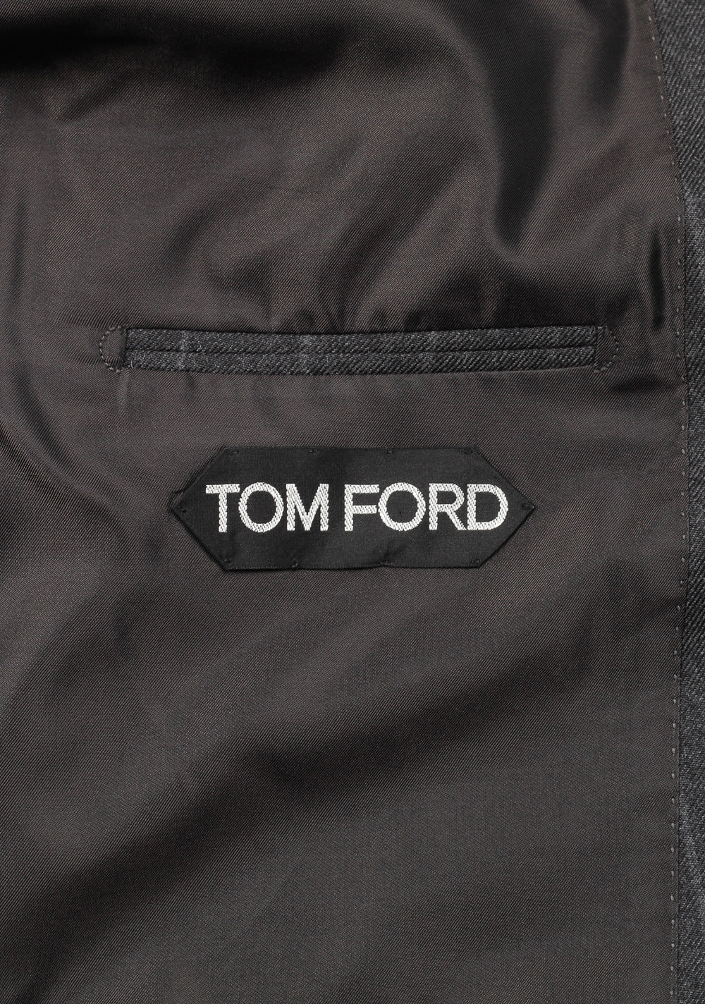 TOM FORD Shelton Double Breasted Striped Gray 3 Piece Suit Size 46 / 36R U.S. Wool