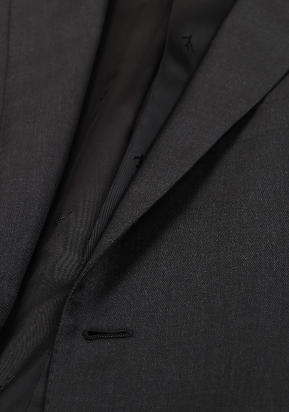 Isaia Charcoal Suit Size 54 / 44R U.S. Super 130s