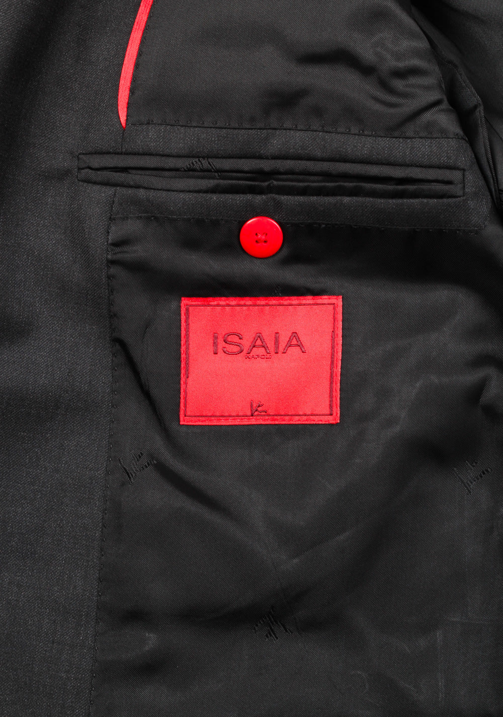 Isaia Charcoal Suit Size 54 / 44R U.S. Super 130s