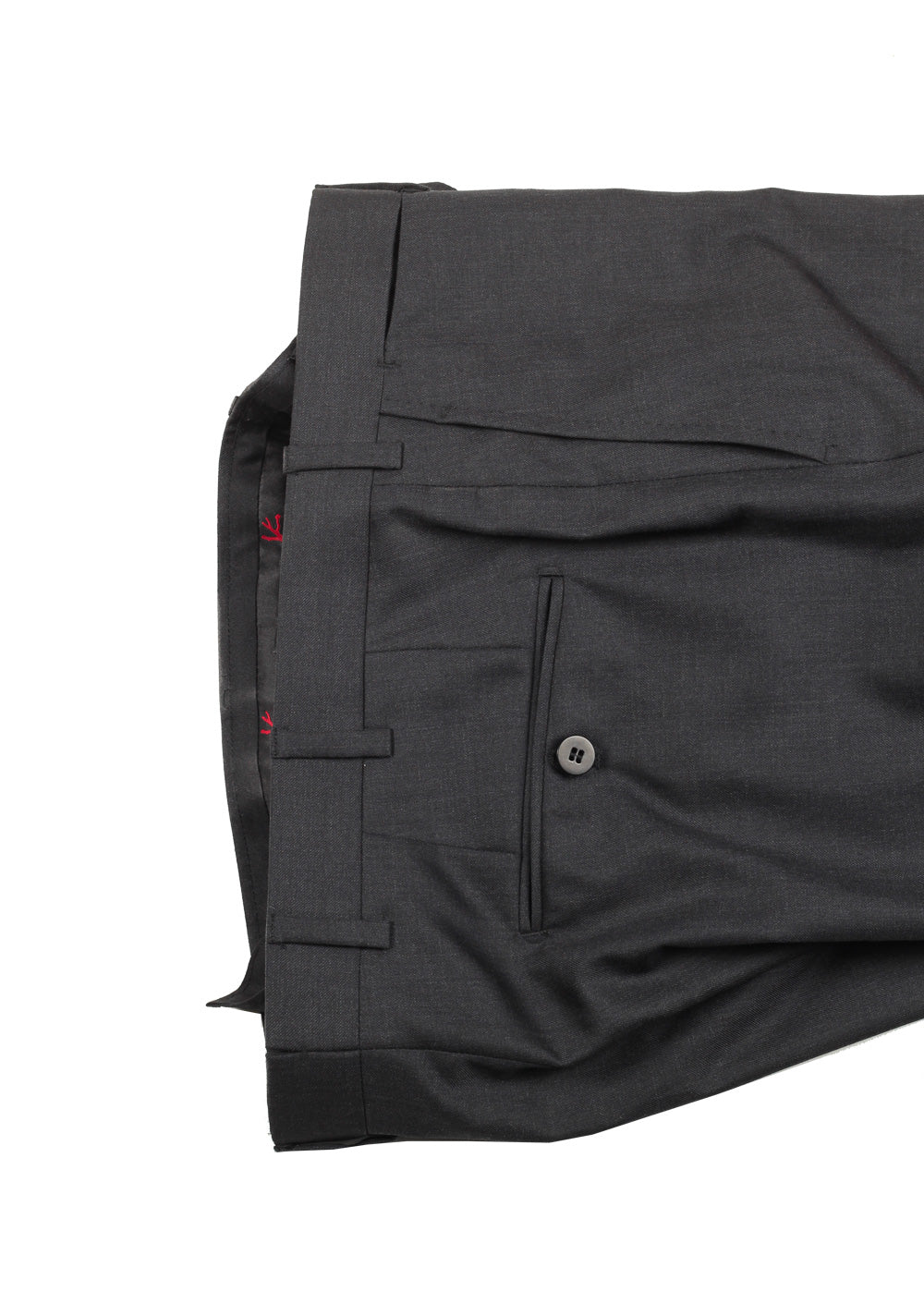 Isaia Charcoal Suit Size 54 / 44R U.S. Super 130s