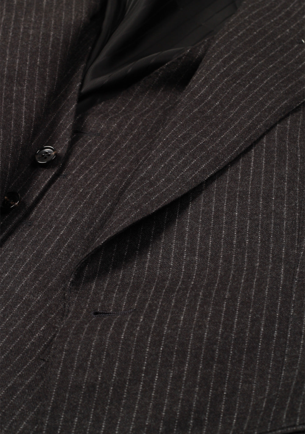 TOM FORD Shelton Gray Striped 3 Piece Suit Size 46 / 36R U.S. Wool