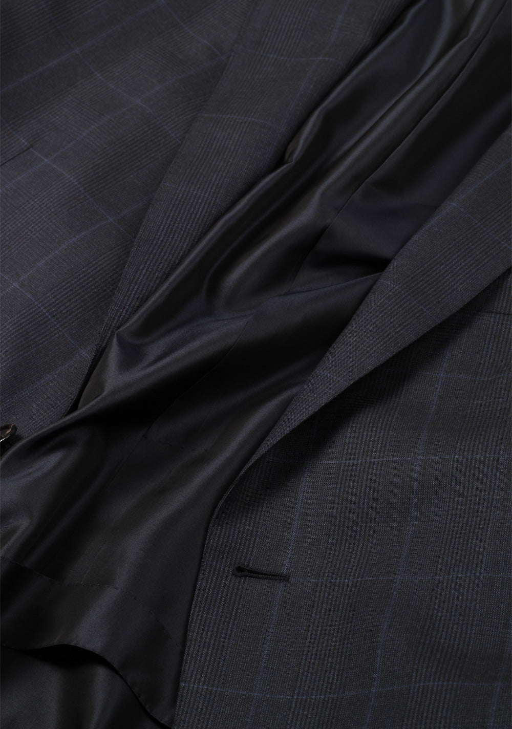TOM FORD O'Connor Checked Blue Suit Size 54 / 44R U.S. Wool Fit Y