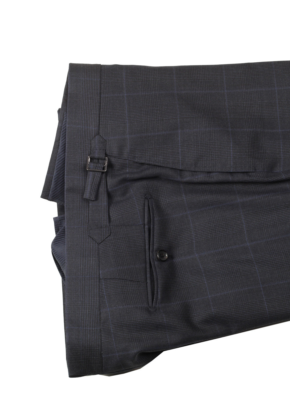 TOM FORD O'Connor Checked Blue Suit Size 54 / 44R U.S. Wool Fit Y