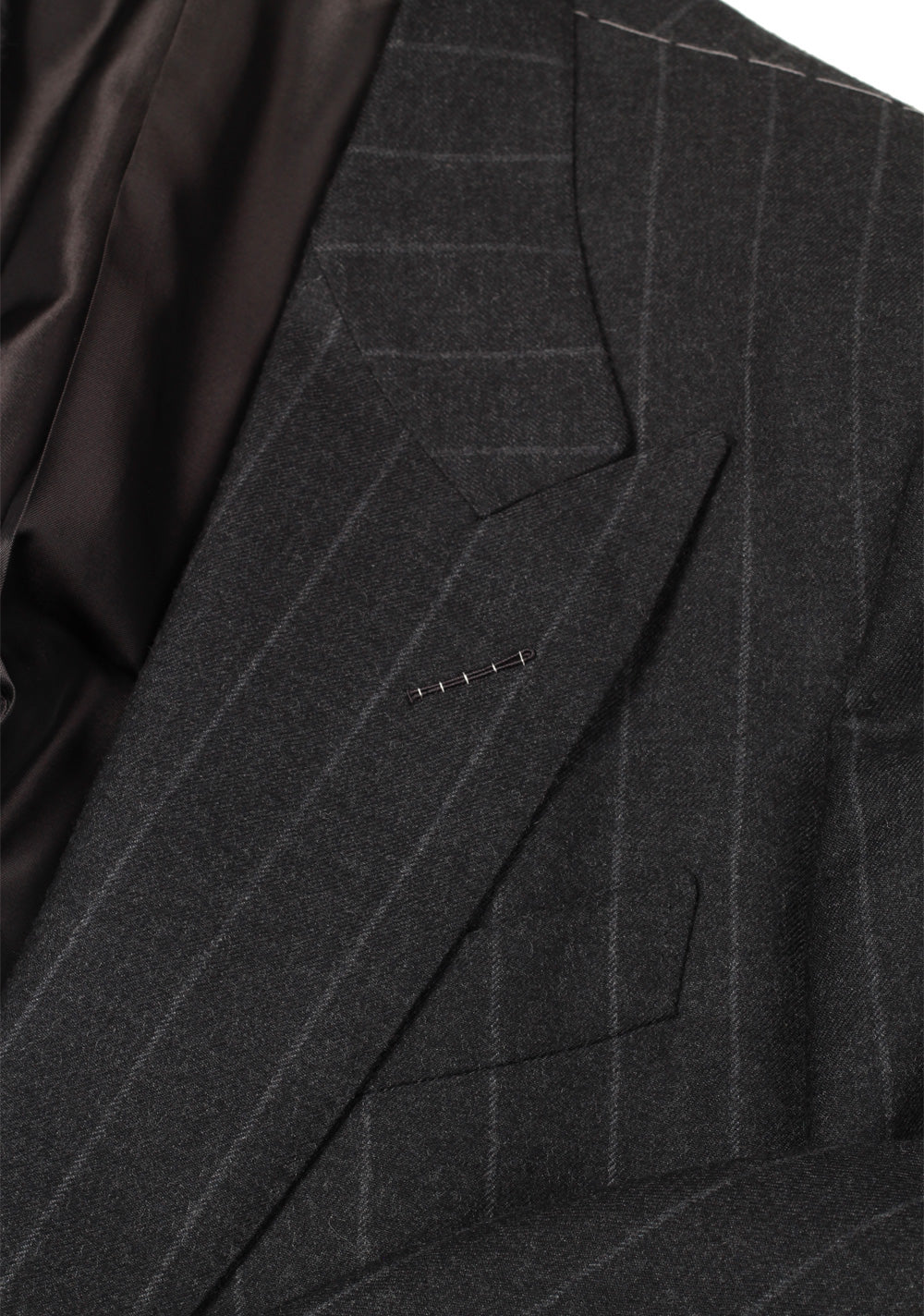 TOM FORD Spencer Striped Gray Suit Size 54 / 44R U.S. Wool Fit D