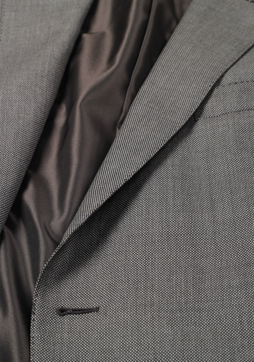 TOM FORD O'Connor Birdseye Gray Suit Size 56 / 46R U.S. Wool Fit Y