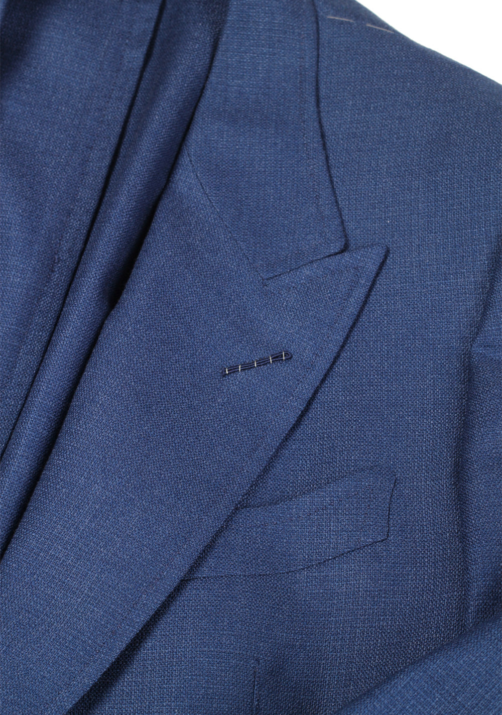 TOM FORD Shelton Blue Sport Coat Size 54 / 44R U.S. Wool Silk And Silk Lining