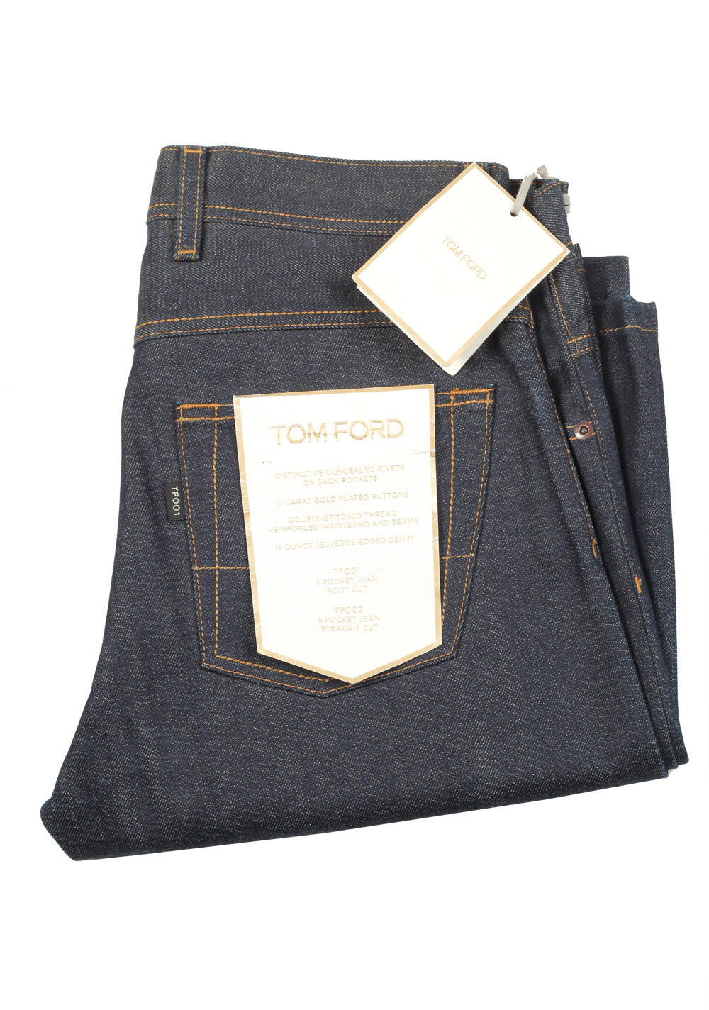 TOM FORD Blue Slim Fit Jeans TFD001 Size 48 / 32 U.S.