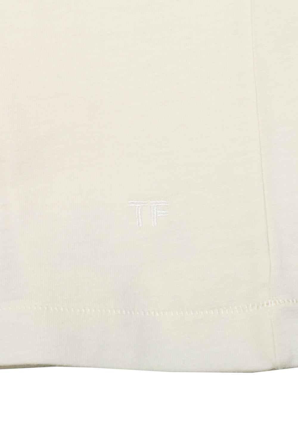 TOM FORD Crew Neck Off White Tee Shirt Size 52 / 42R U.S.