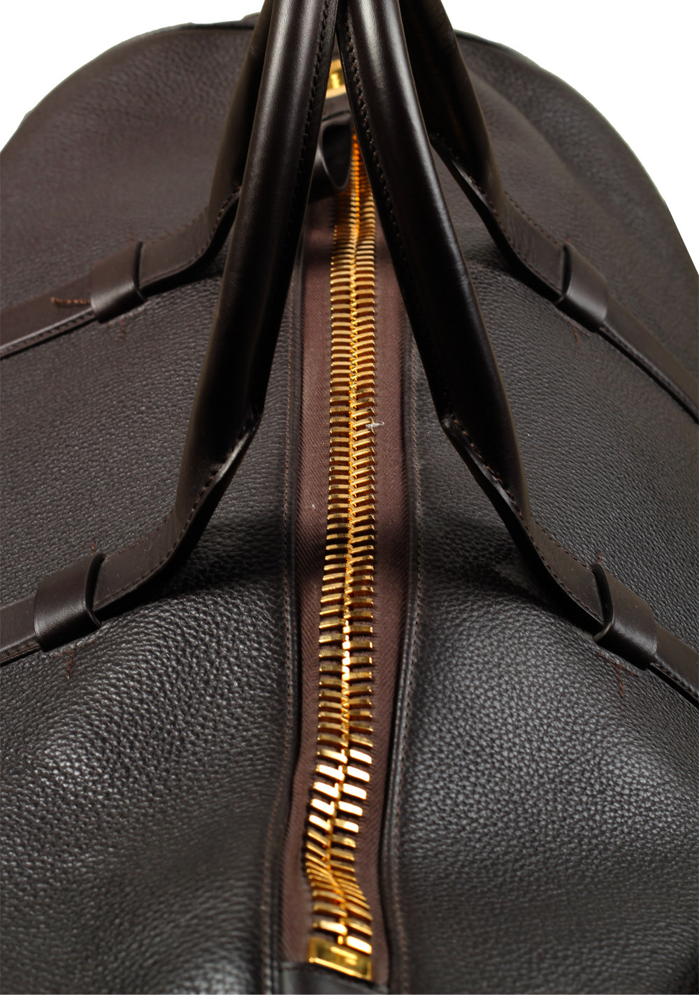 TOM FORD Dark Brown Buckley Duffle Bag