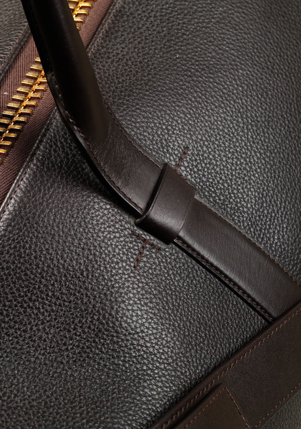 TOM FORD Dark Brown Buckley Duffle Bag