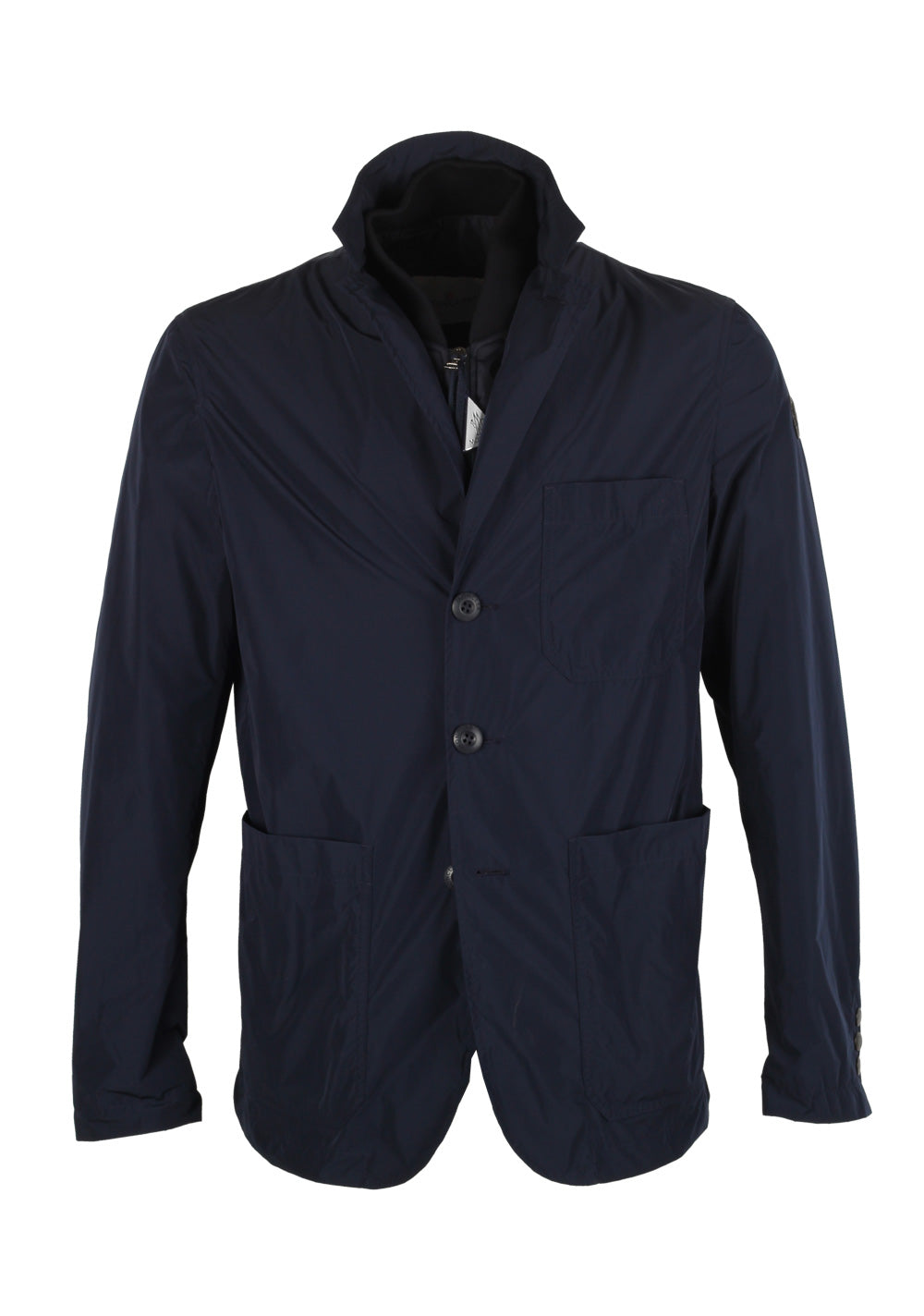 Moncler Navy TITIEN Rain Coat Blazer Size 2 / S / 48 / 38 U.S.