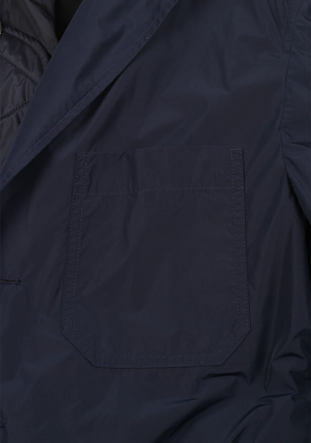 Moncler Navy TITIEN Rain Coat Blazer Size 2 / S / 48 / 38 U.S.