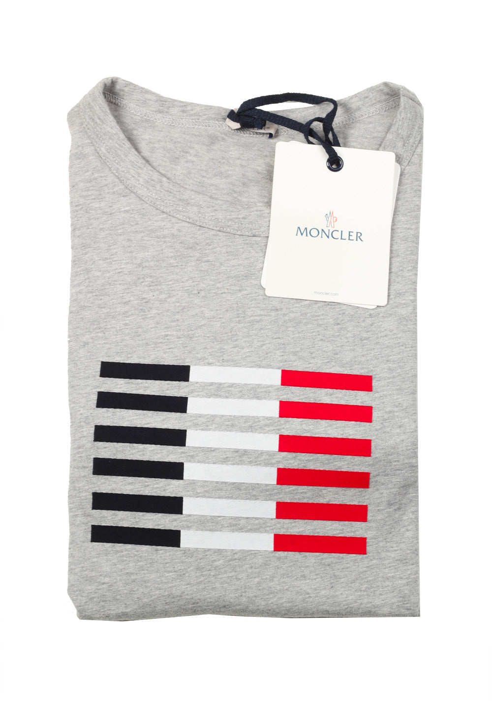 Moncler Crew Neck Tee Shirt Size L / 40R U.S. Gray