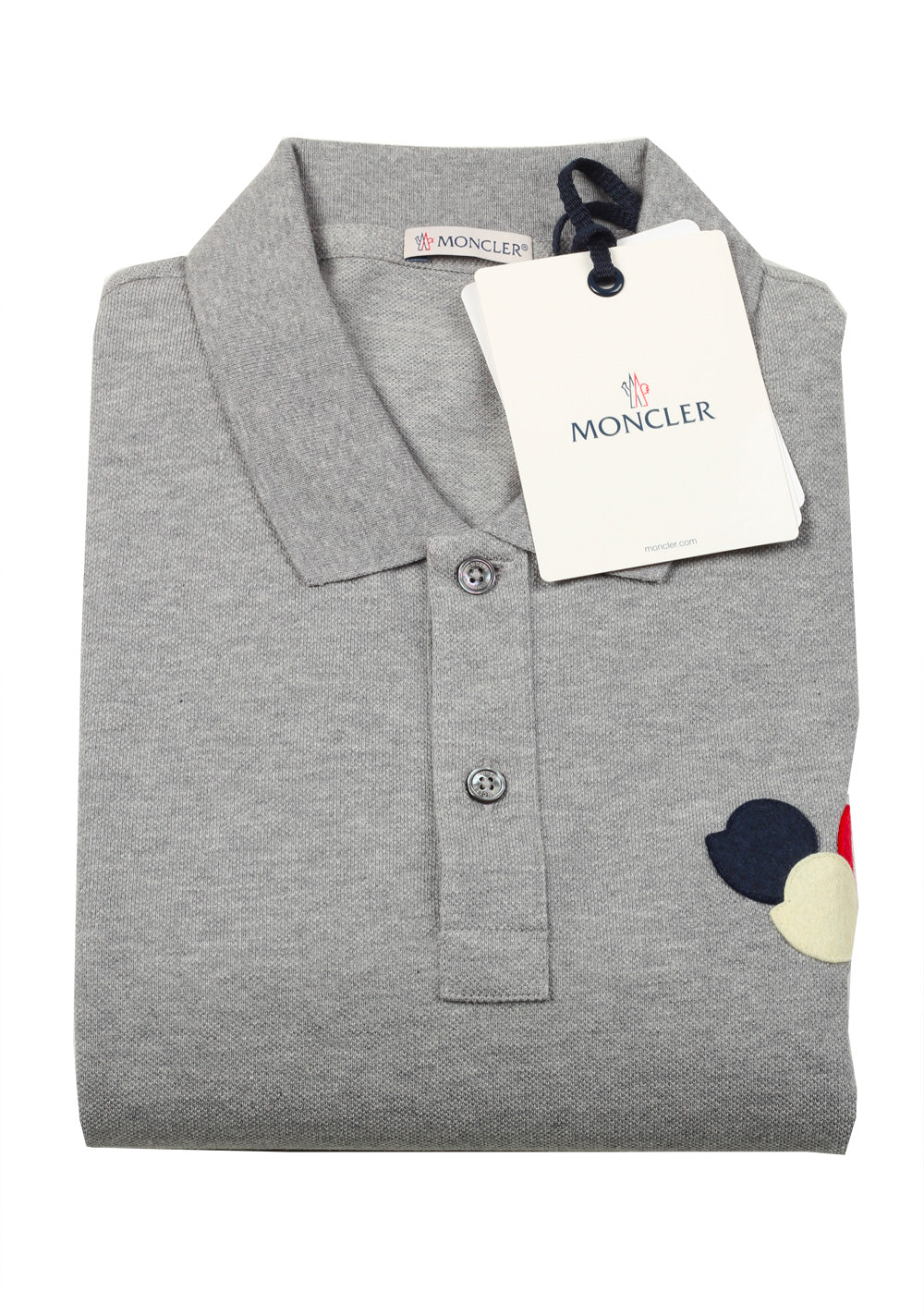 Moncler Gray Polo Shirt Size L / 40R U.S.