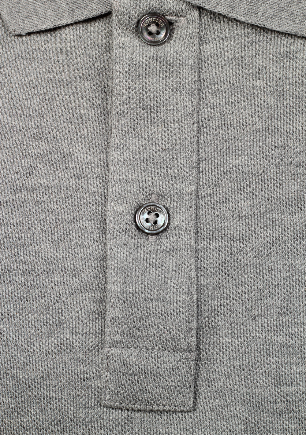 Moncler Gray Polo Shirt Size L / 40R U.S.