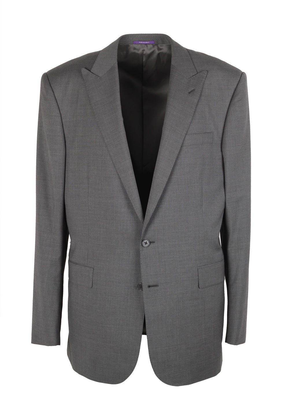 Ralph Lauren Purple Label Gray Suit Size 54L / 44L U.S. In Wool