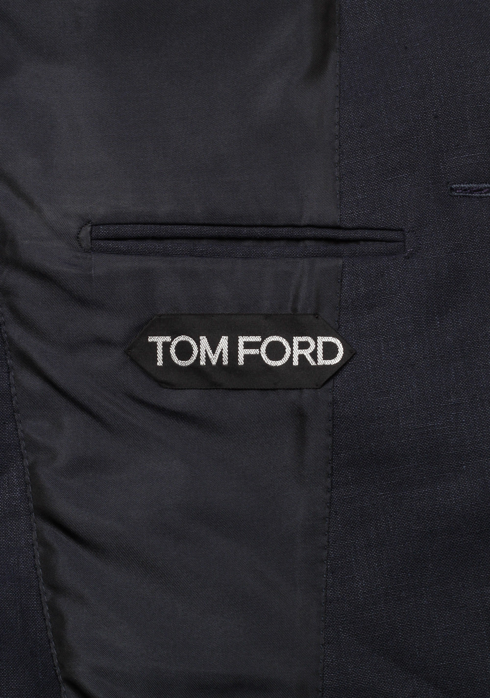 TOM FORD Shelton Blue Sport Coat Size 46 / 36R In Linen