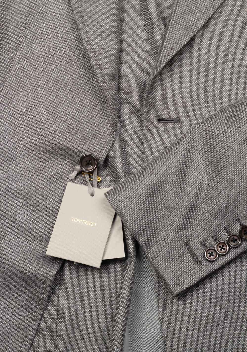TOM FORD Spencer Gray Sport Coat Size 48 / 38R U.S. Cashmere Silk Fit D