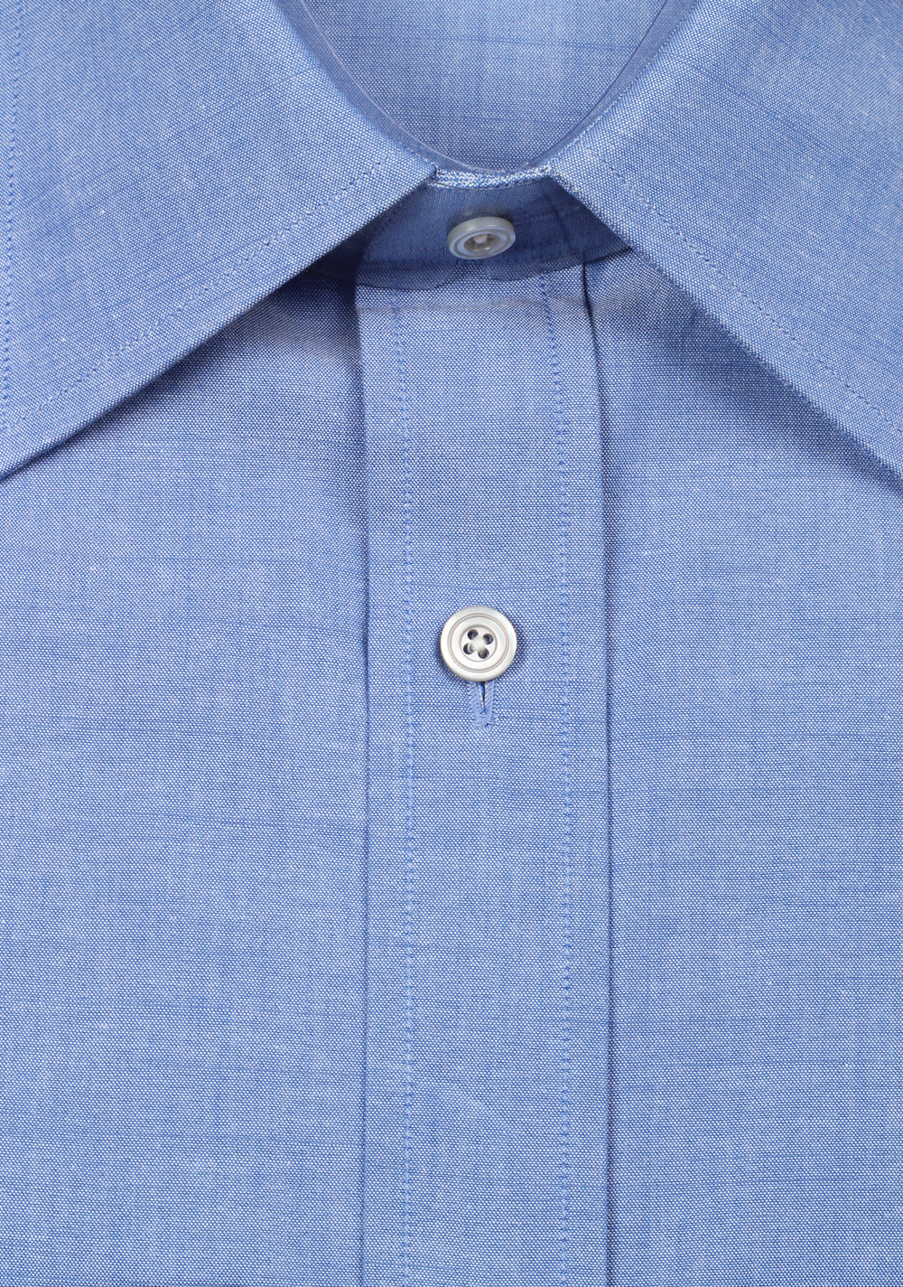 TOM FORD Solid Blue Dress Shirt Size 40 / 15,75 U.S.