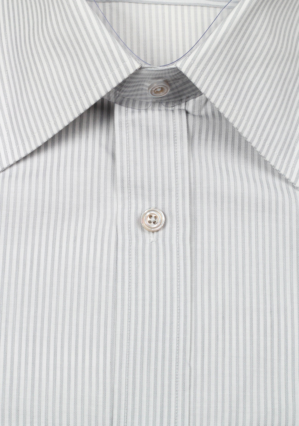 TOM FORD Striped White Gray Dress Shirt Size 40 / 15,75 U.S.