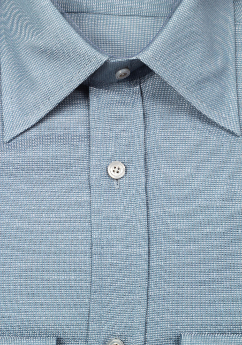 TOM FORD Solid Blue Dress Shirt Size 40 / 15,75 U.S.