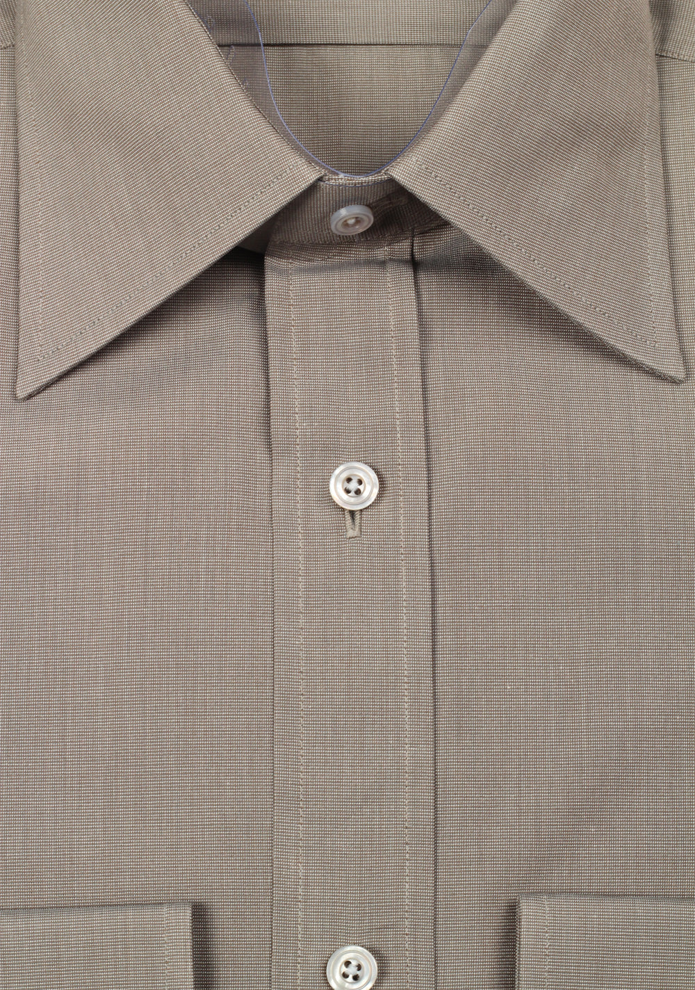 TOM FORD Solid Gray Dress Shirt Size 40 / 15,75 U.S.