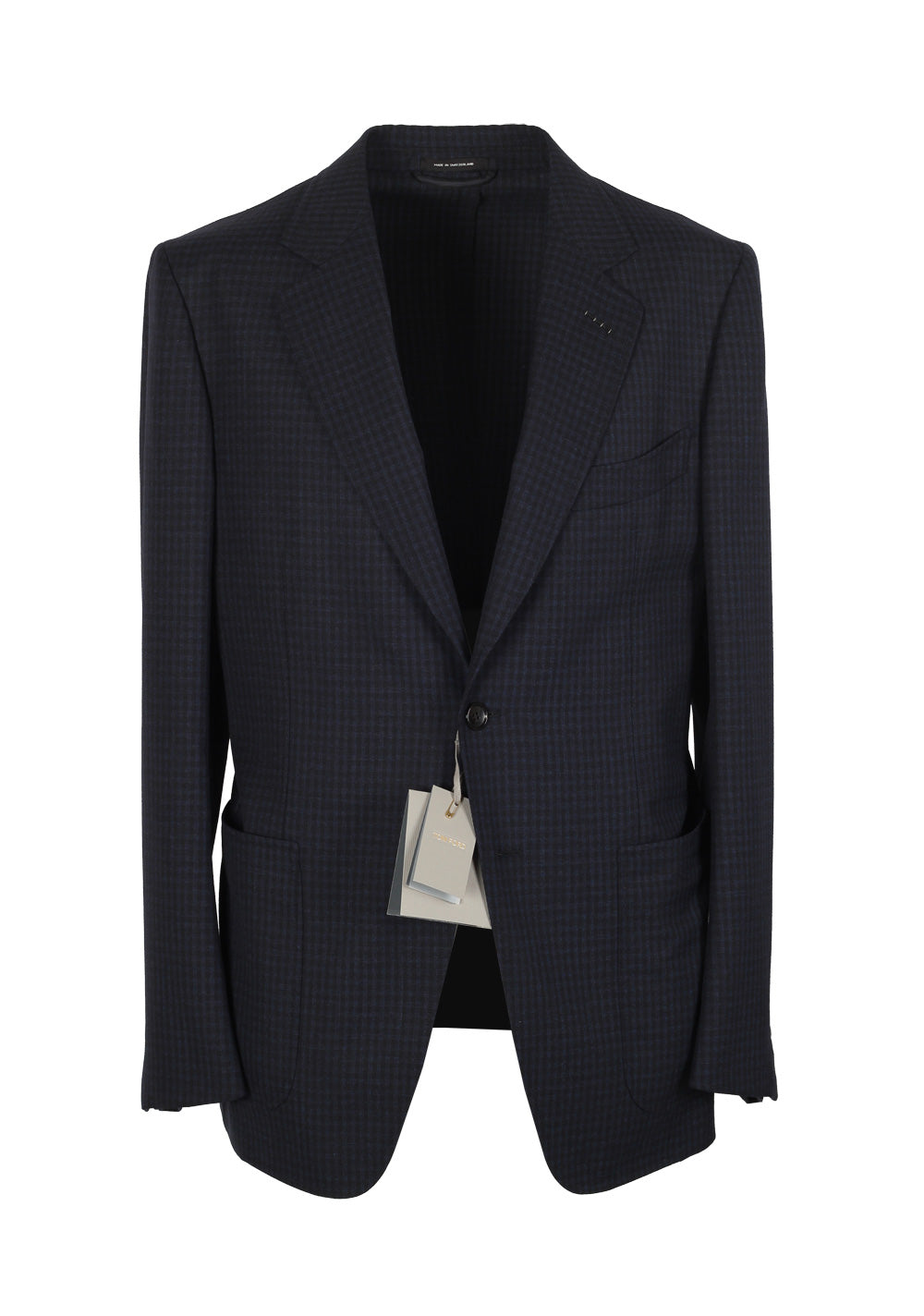 TOM FORD O’Connor Blue Light Construction Sport Coat Size 48 / 38R U.S. Wool Silk Fit Y
