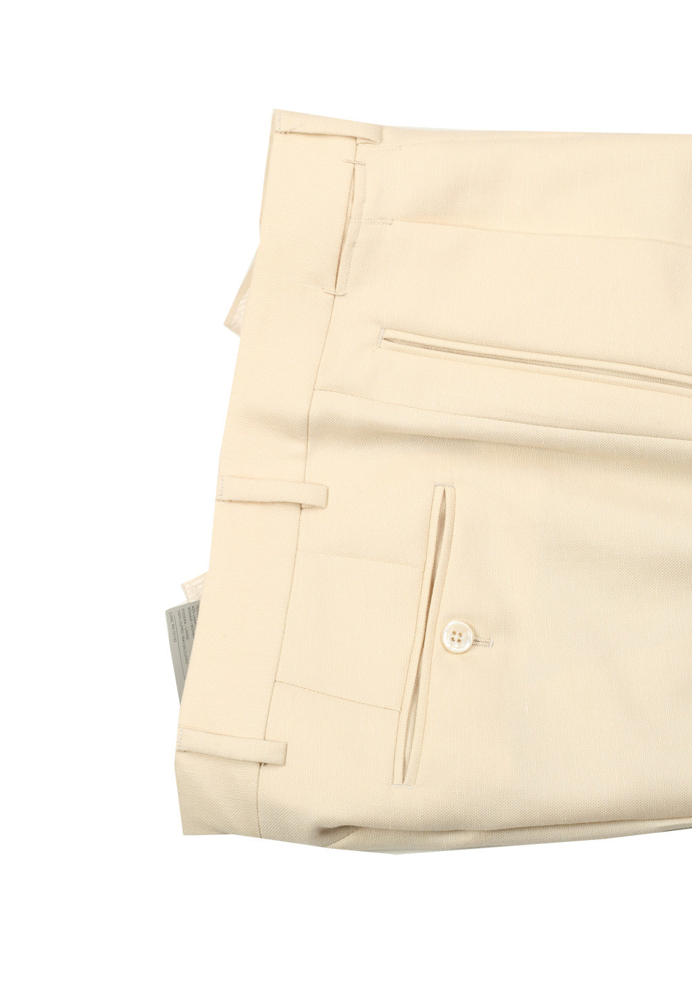 TOM FORD Shelton Ivory Suit Size 46 / 36R U.S. In Wool Linen Mohair