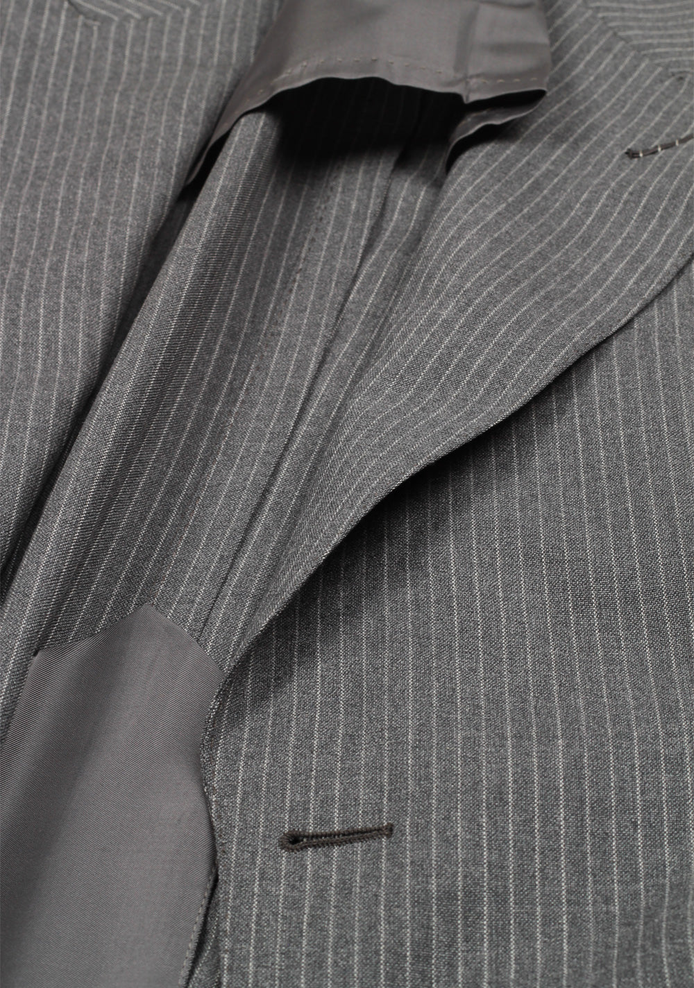 TOM FORD Shelton Striped Gray Suit Size 46 / 36R U.S. In Wool