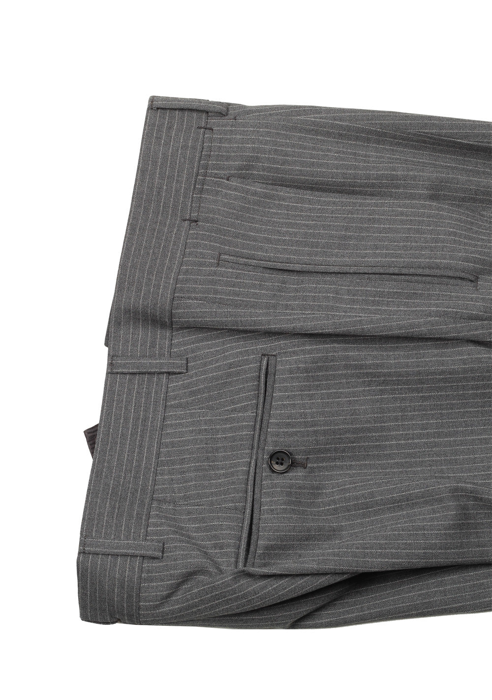 TOM FORD Shelton Striped Gray Suit Size 46 / 36R U.S. In Wool