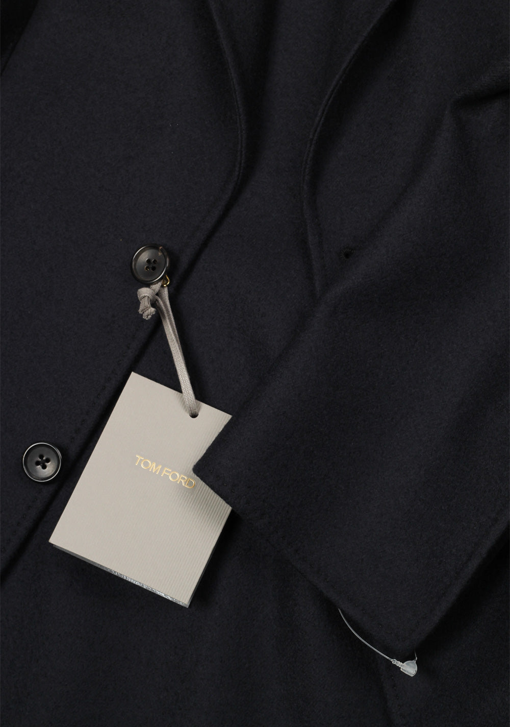 TOM FORD O’Connor Black Double Faced Unlined Sport Coat Size 48 / 38R U.S. Wool Fit Y