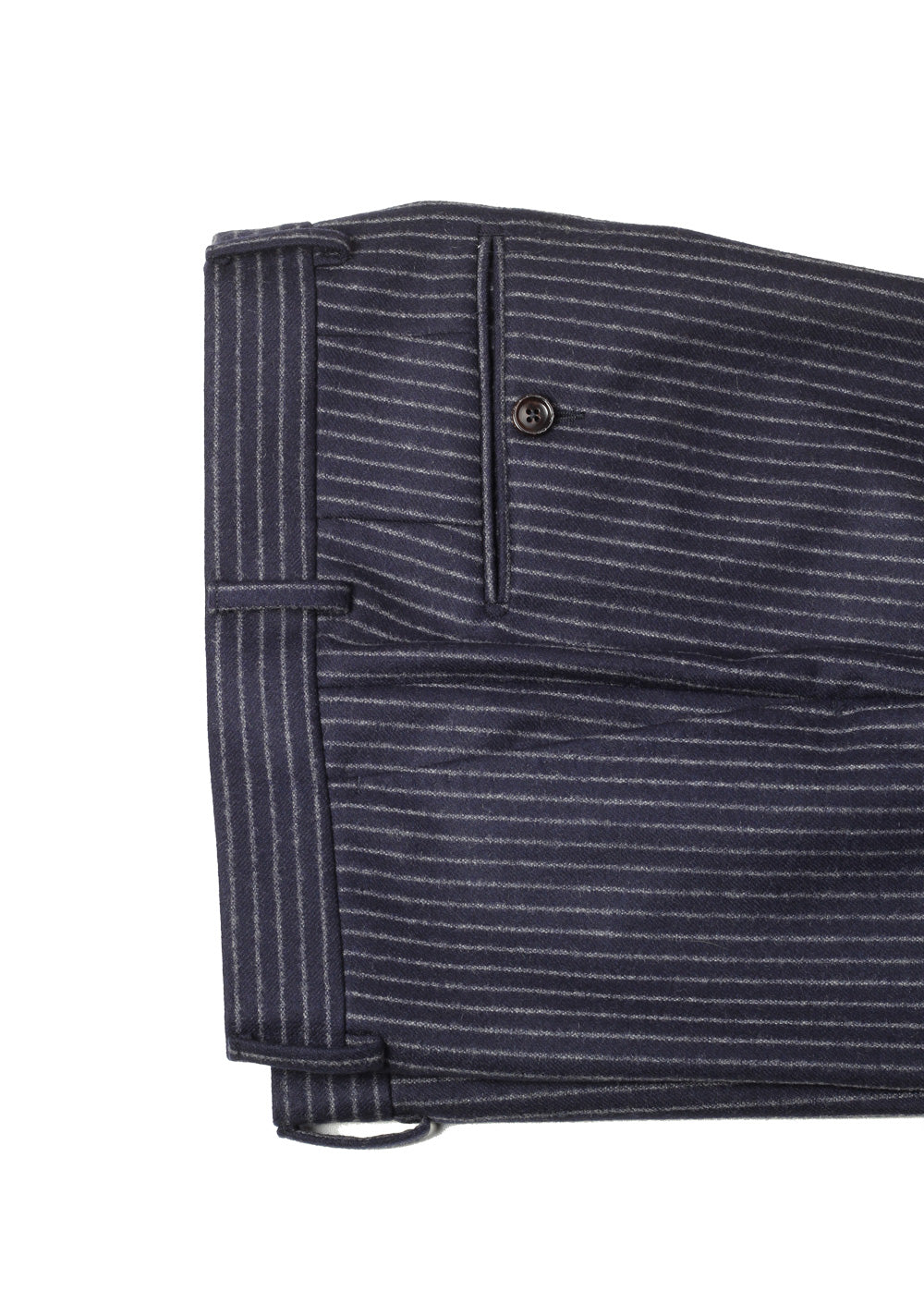 Gucci Navy Flannel Striped Suit Size 48 / 38R U.S. In Wool