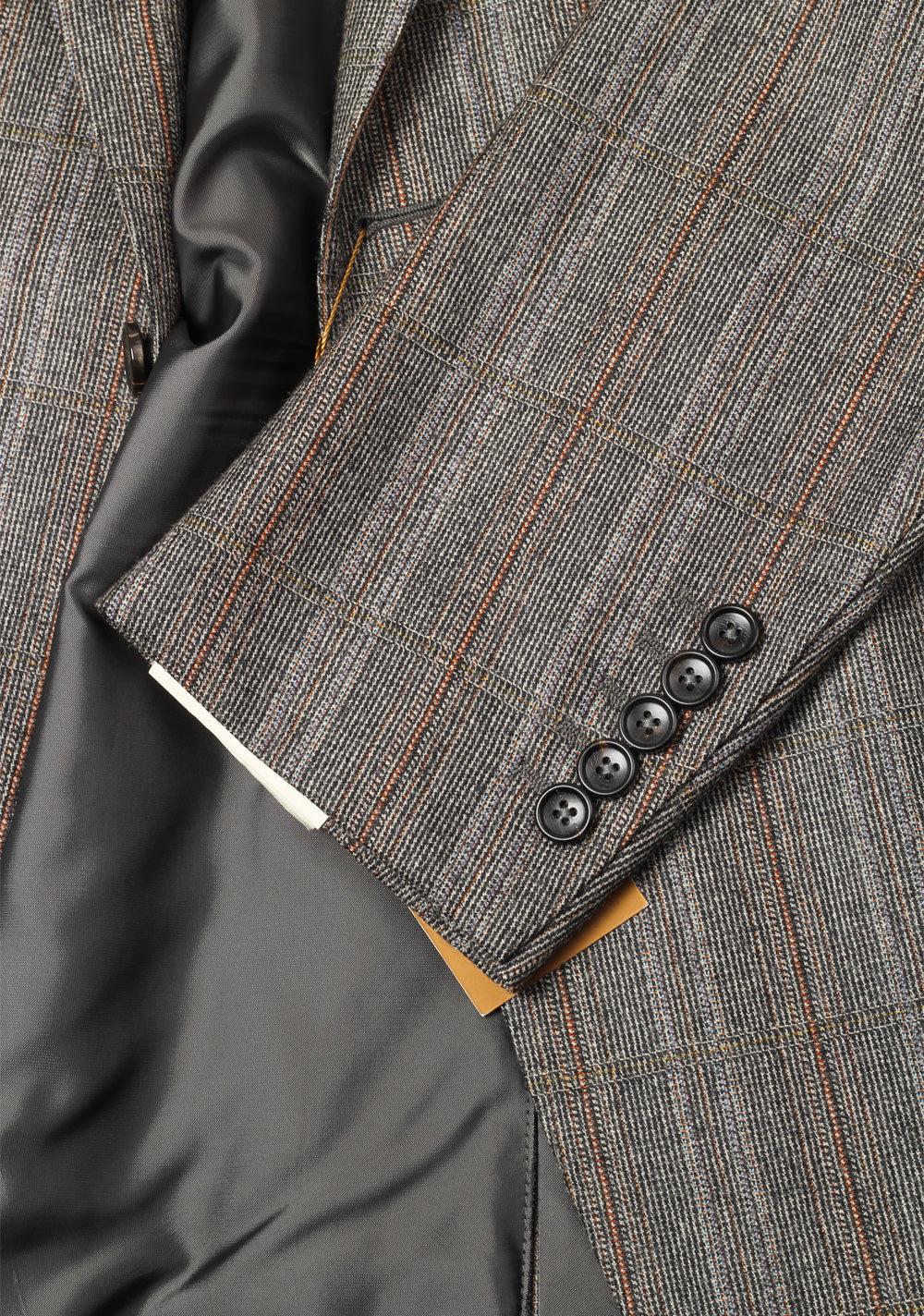 Gucci Gray Checked Suit Size 56 / 46R U.S. In Wool