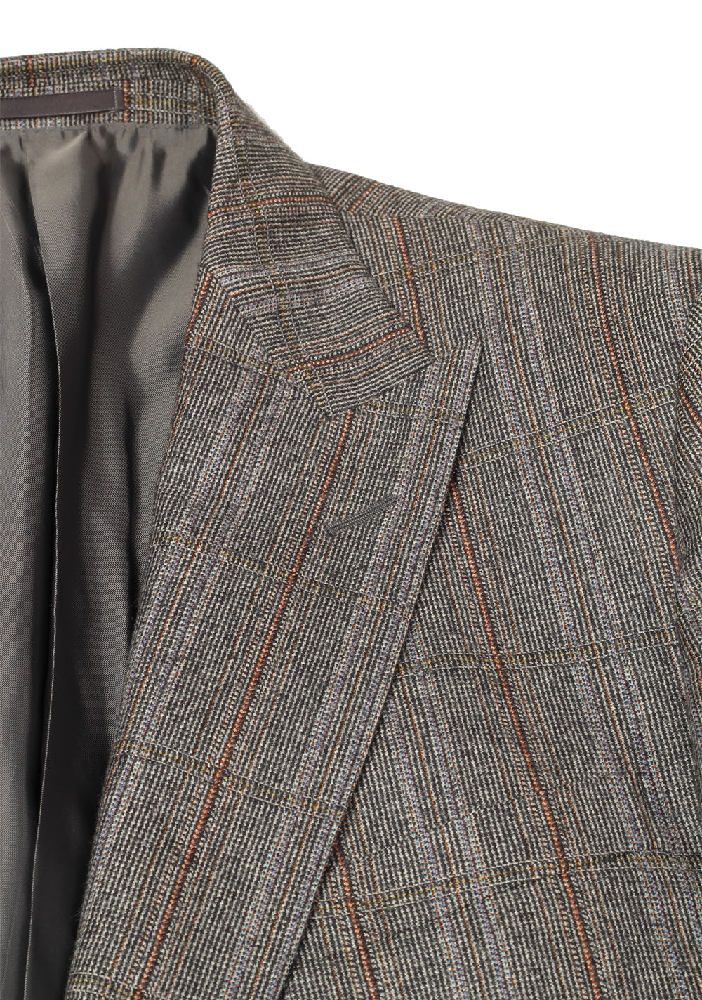 Gucci Gray Checked Suit Size 56 / 46R U.S. In Wool
