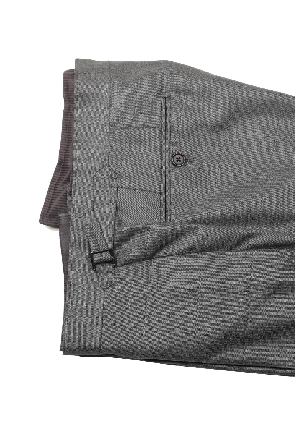 TOM FORD O'Connor Checked Gray Suit Size 48 / 38R U.S. Silk Wool Fit Y